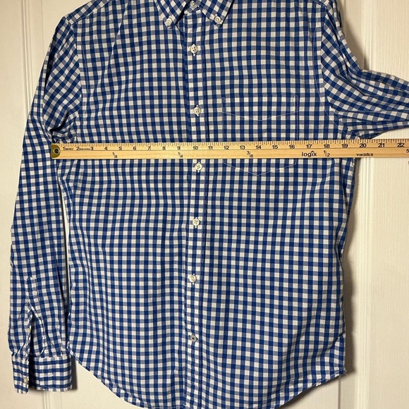 GAP Blue and White Button Down Shirt in Vibrant Blue and White - Picture 4 of 6